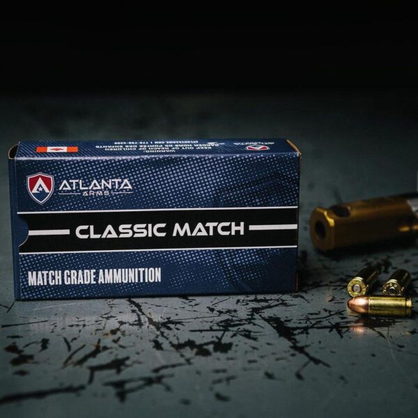 Atlanta Arms Classic Match Grade Ammo .380 ACP 100gr FMJ 800 fps 50/ct - Precision Shot Firearms