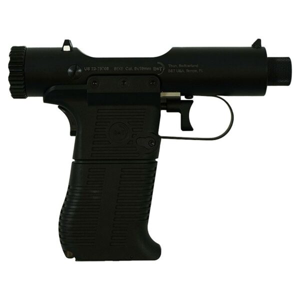 B&T Six9 Bolt Action Handgun 9mm Luger 9rd Magazine 3.5" Barrel Black Suppressor Sold Separately - Precision Shot Firearms