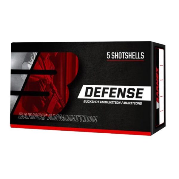 Barnes Defense Buckshot Shotshells 12ga 3" 15 plts 1225 fps #00 5/ct - Precision Shot Firearms