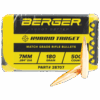Berger Match Grade Target Bullets 7mm .284" 180 gr HYBRID TARGET 500/ct - Precision Shot Firearms