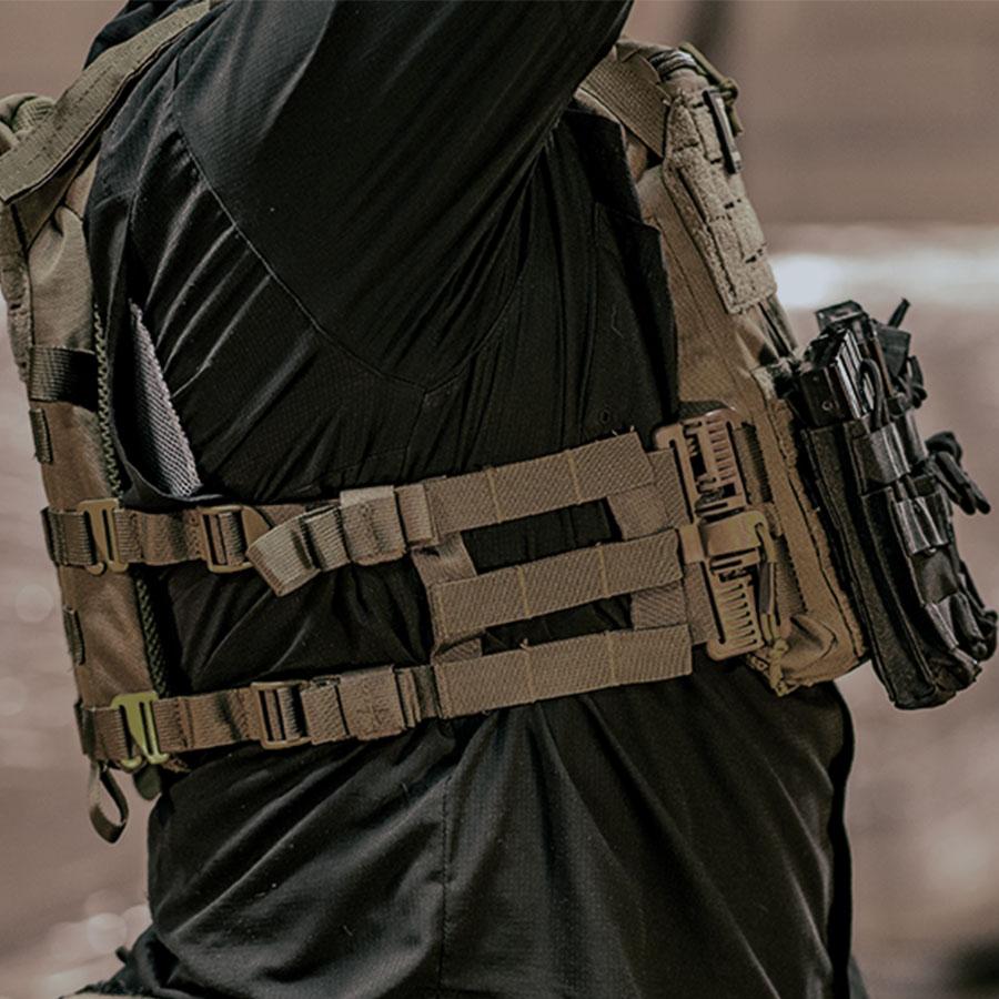MKS Full Forge Gear Plate Carrier Shelter Green - Precision Shot Firearms