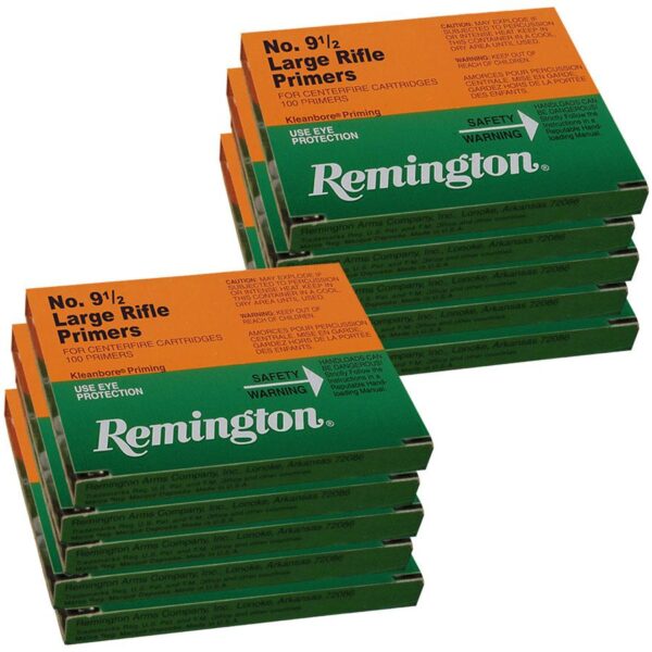 Remington Centerfire Primers-9-1/2 Large Rifle 1000/ct - Precision Shot Firearms