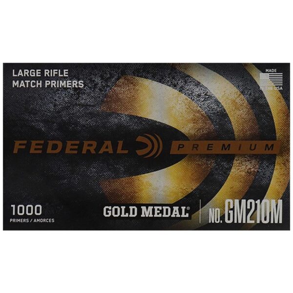 Federal Premium Gold Medal Centerfire Primers-Large Rifle Match - Precision Shot Firearms