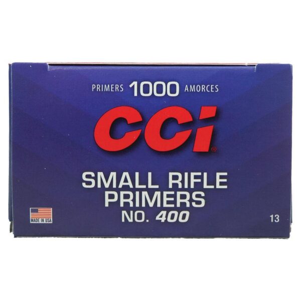 CCI Standard Primers #400 Small Rifle - 1000/ct - Precision Shot Firearms