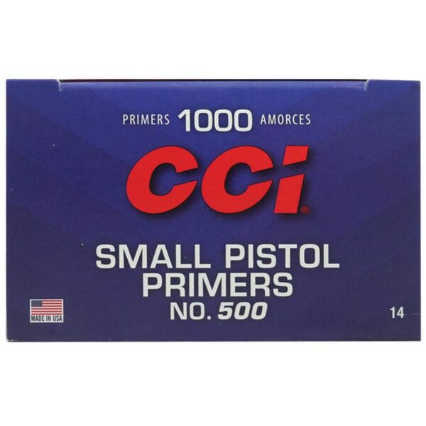 CCI Standard Primers #500 Small Pistol 1000/ct - Precision Shot Firearms