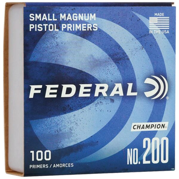 Federal Premium Champion Centerfire Primers Mag Small Pistol 1000/ct - Precision Shot Firearms