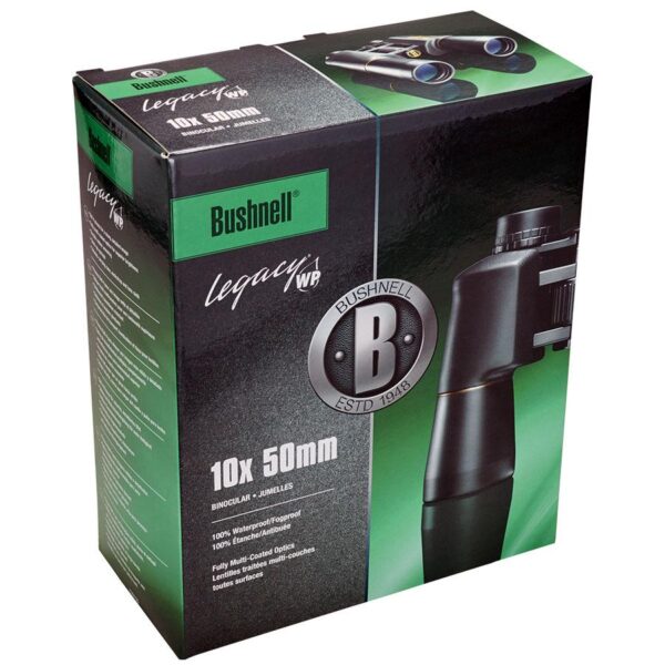 Bushnell Legacy Binocular - 10x50mm Porro Prism Black Matte - Precision Shot Firearms