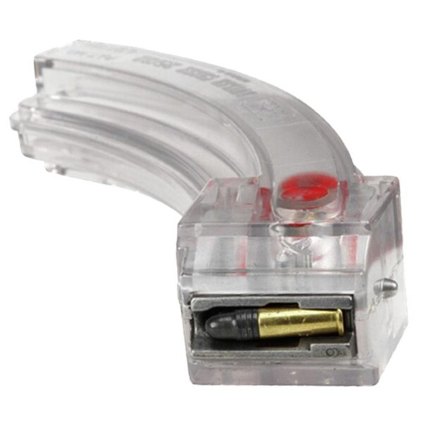 Butler Creek Steel Lips Banana Rifle Magazine Clear Polymer Ruger 10/22 .22 LR 25/rd - Precision Shot Firearms