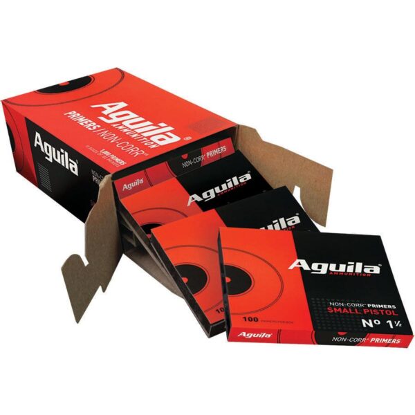 Aguila Small Pistol Primers No. 1 -1/2 1000/ct (Box) - Precision Shot Firearms