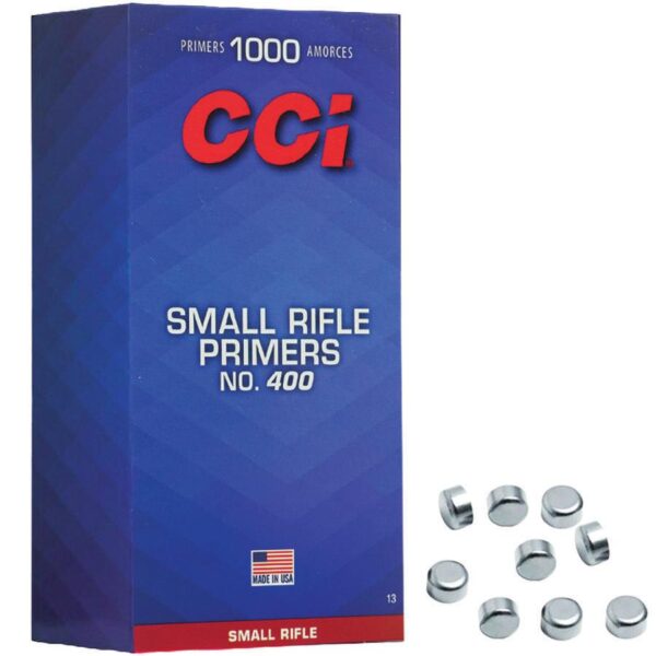 CCI Standard Primers #400 Small Rifle - 1000/ct - Precision Shot Firearms