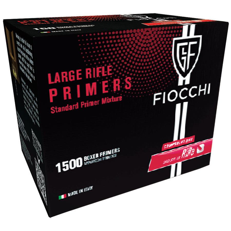 Fiocchi Large Rifle Primers - 1500/ct - Precision Shot Firearms