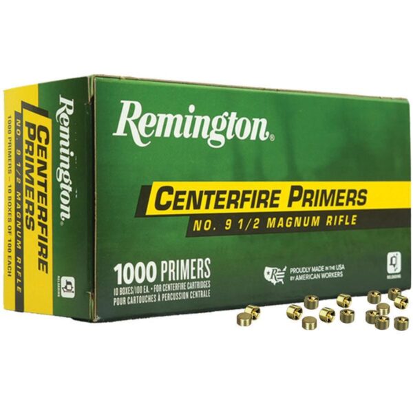 Remington Centerfire Large Rifle Primers- 9-1/2 Magnum Rifle - Precision Shot Firearms