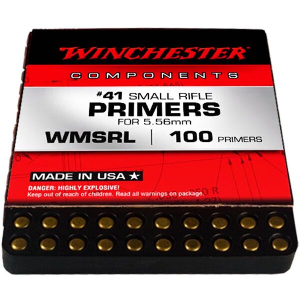 Winchester #41 WMSRL Primers for 5.56 | AR-15 Primers 1000/ct - Precision Shot Firearms