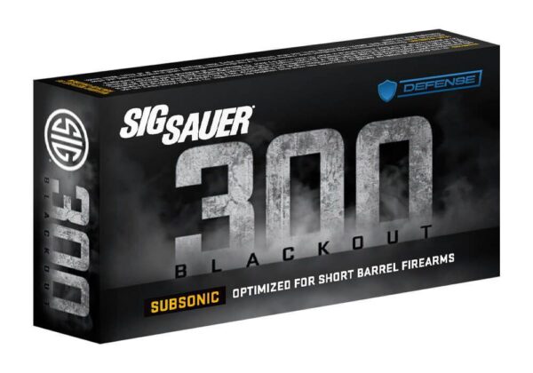 Sig Sauer Subsonic Max Expansion Rifle Ammunition .300 AAC Blackout 194 gr 1000 fps 20/ct - Precision Shot Firearms