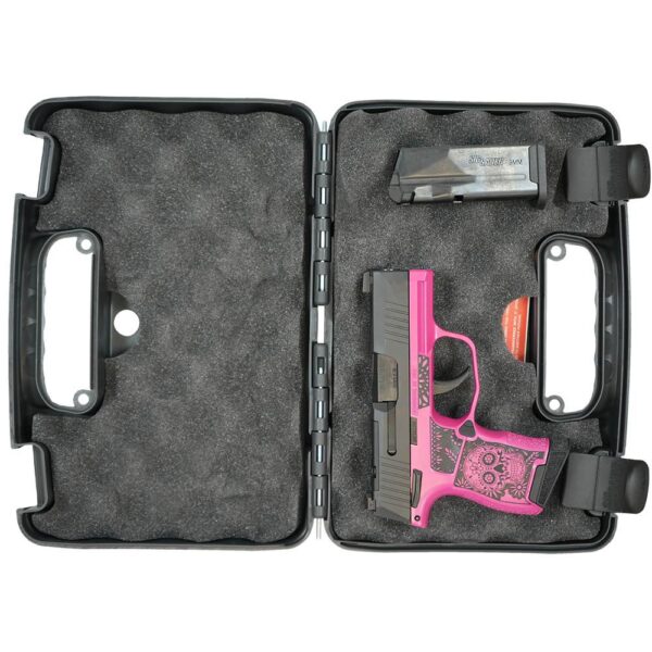 Sig Sauer "Sugar Skull Medusa Pink Frame Only" P365 Optic Ready Handgun 9mm Luger 10rd Magazines(2) 3.1" Barrel X-RAY 3 Sights Manual Safety - Precision Shot Firearms