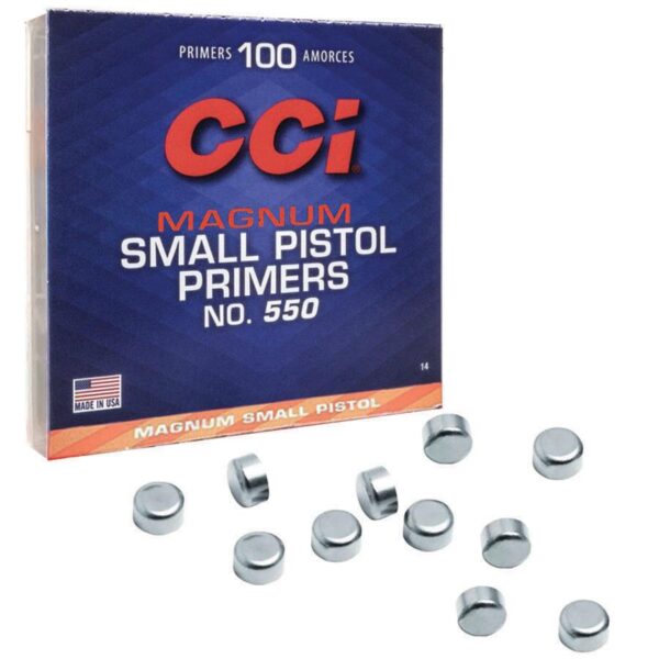 CCI Standard Primers #550 Magnum Small Pistol 1000/ct - Precision Shot Firearms