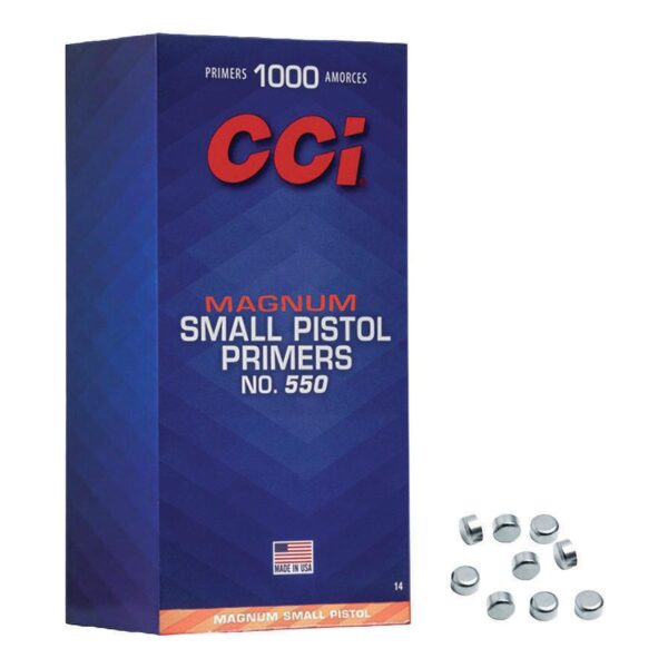 CCI Standard Primers #550 Magnum Small Pistol 1000/ct - Precision Shot Firearms