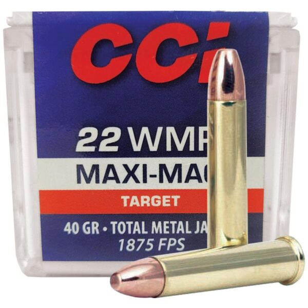 CCI Maxi-Mag Rimfire Ammunition .22 WMR 40 gr. TMJ 1875 fps 50/ct - Precision Shot Firearms