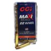 CCI Maxi-Mag Rimfire Ammunition .22 WMR 40 gr. TMJ 1875 fps 50/ct - Precision Shot Firearms