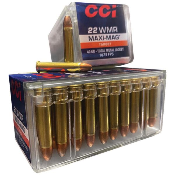CCI Maxi-Mag Rimfire Ammunition .22 WMR 40 gr. TMJ 1875 fps 50/ct - Precision Shot Firearms