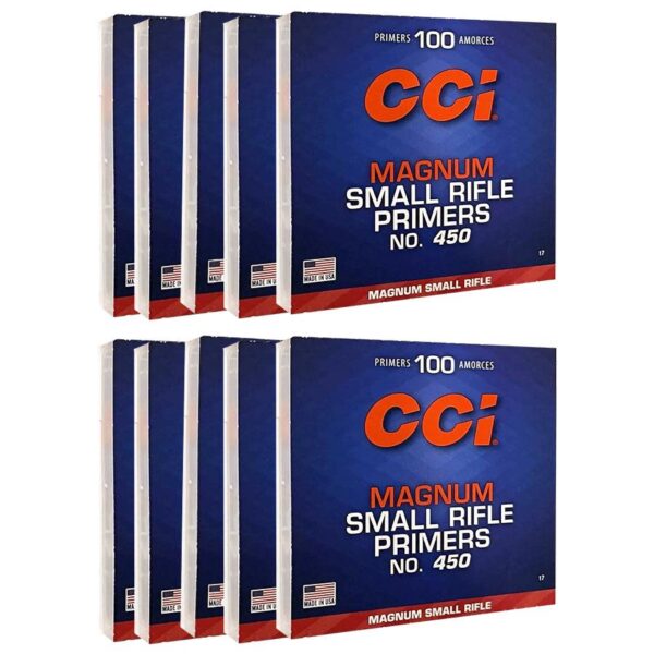 CCI Standard Primers #450 Mag Small Rifle 1000/ct - Precision Shot Firearms