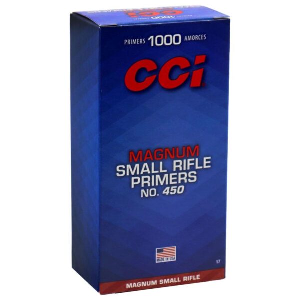 CCI Standard Primers #450 Mag Small Rifle 1000/ct - Precision Shot Firearms