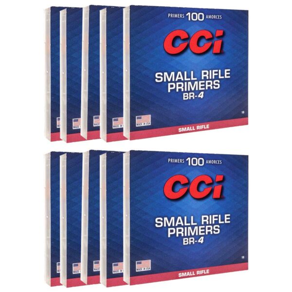 CCI Standard Primers BR4 Small Rifle 1000/ct - Precision Shot Firearms