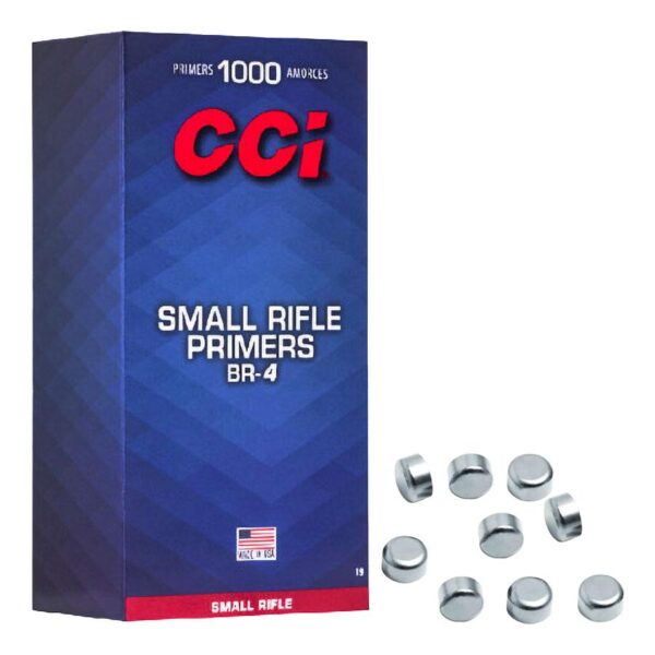 CCI Standard Primers BR4 Small Rifle 1000/ct - Precision Shot Firearms