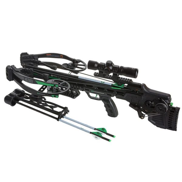 CenterPoint Sinister 430 Crossbow Integrated Silent Cocking System Auto Retracting Sled - Precision Shot Firearms