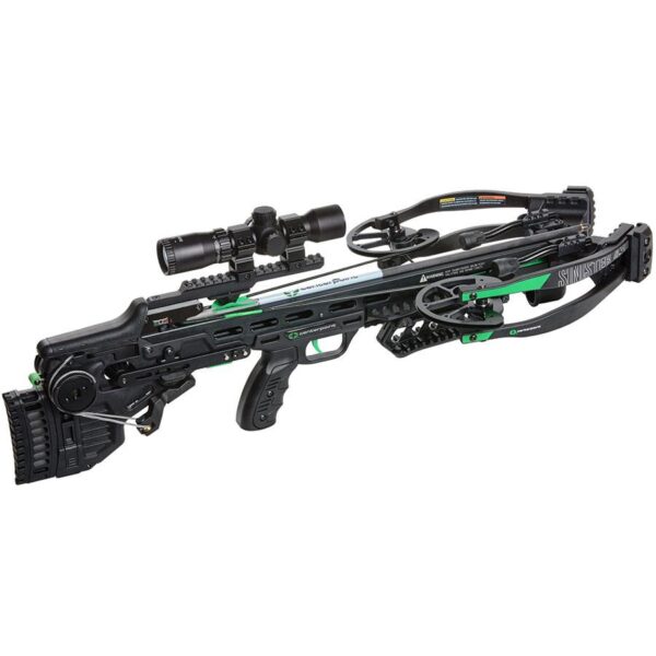 CenterPoint Sinister 430 Crossbow Integrated Silent Cocking System Auto Retracting Sled - Precision Shot Firearms