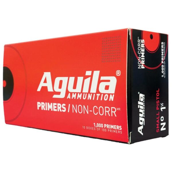Aguila Small Pistol Primers No. 1 -1/2 1000/ct (Box) - Precision Shot Firearms