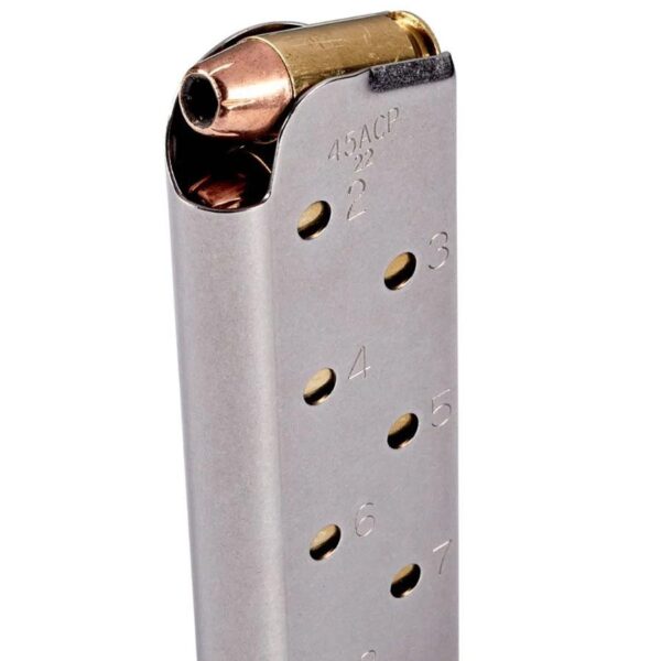 Chip McCormick Power Mag Plus Colt 1911 Handgun Magazine .45 ACP Stainless Steel 8/rd - Precision Shot Firearms