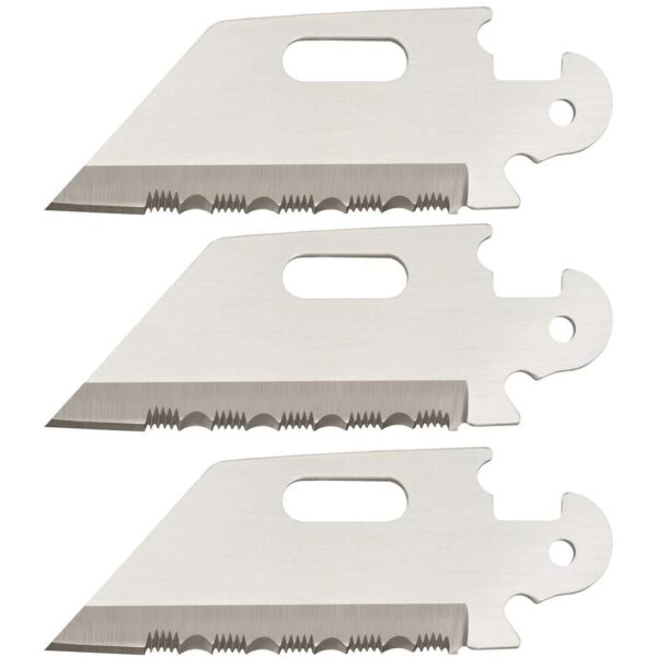 Cold Steel Click-N-Cut Replacement Blade 3/pk - 2-1/2" Reverse Tanto Serrated - Precision Shot Firearms