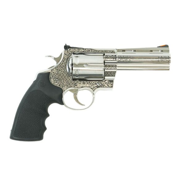 Colt Anaconda "Filigree Frame and Barrel" Handgun .44 Rem Mag 6rd Capacity 4.25" Barrel Stainless Frame - Precision Shot Firearms