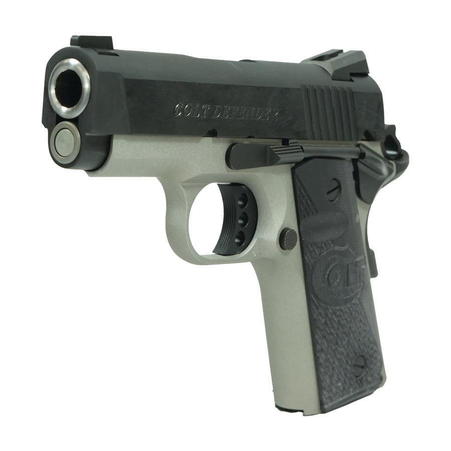 Colt Defender Handgun .45 Auto 7rd Magazine 3" Barrel Cerakote/Blued Finish - Precision Shot Firearms