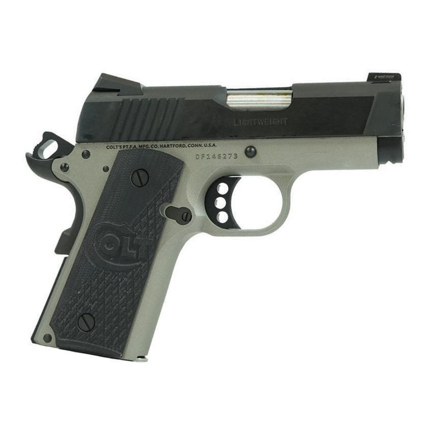 Colt Defender Handgun .45 Auto 7rd Magazine 3" Barrel Cerakote/Blued Finish - Precision Shot Firearms