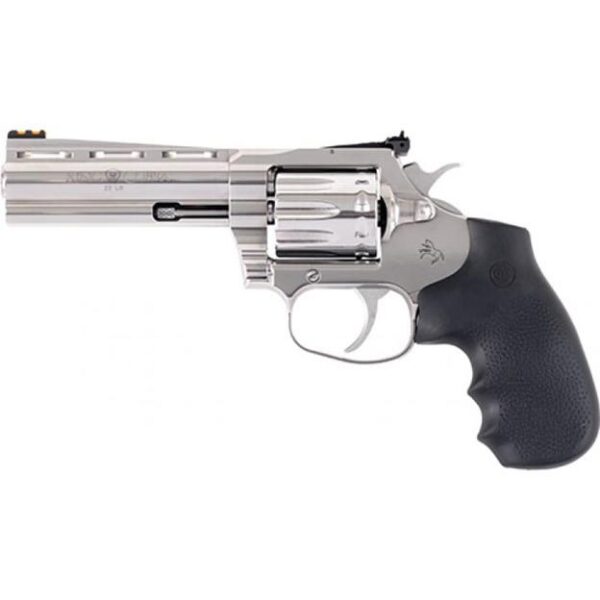 Colt King Cobra Target 22 Handgun .22 LR 10rd Capacity 4.25" Barrel Stainless Finish - Precision Shot Firearms
