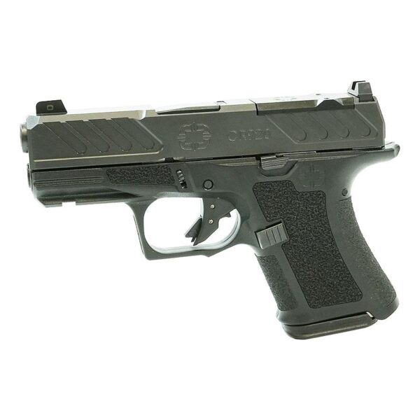 Shadow Systems CR920 Foundation Handgun 9mm Luger 10rd (1) & 13rd (2) Magazines 3.41" Barrel Black with Night Sights - Precision Shot Firearms