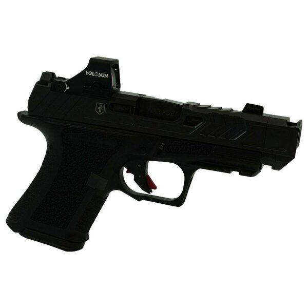 Shadow Systems CR920P War Poet Handgun 9mm Luger 10rd Magazines(2) 3.75" Fluted Black Barrel Holosun 507K - Precision Shot Firearms