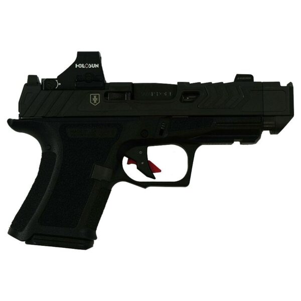 Shadow Systems CR920P War Poet Handgun 9mm Luger 10rd Magazines(2) 3.75" Fluted Black Barrel Holosun 507K - Precision Shot Firearms