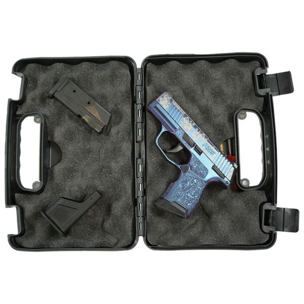 Sig Sauer P365-380-BSS-MS Exclusive "Guns & Roses" Mongoose Purple Handgun .380 10rd Magazines (2) 3.1" Barrel - Precision Shot Firearms
