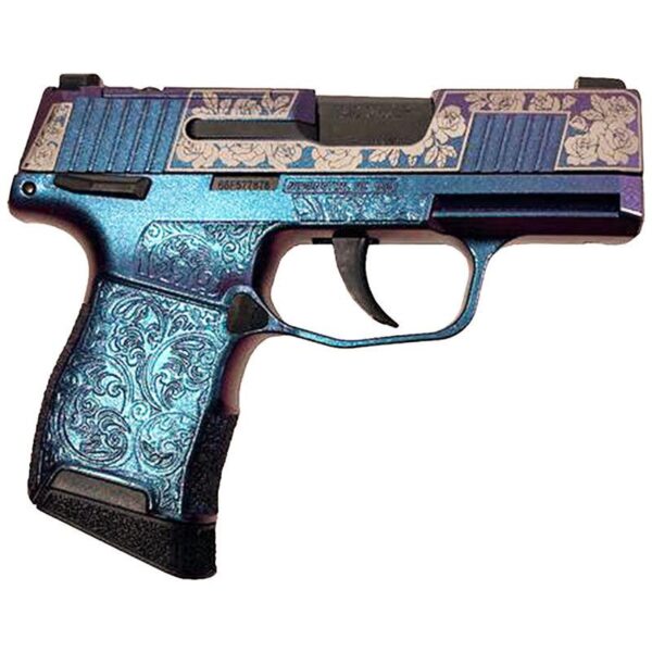 Sig Sauer P365-380-BSS-MS Exclusive "Guns & Roses" Mongoose Purple Handgun .380 10rd Magazines (2) 3.1" Barrel - Precision Shot Firearms