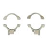 Weaver Grand Slam Ruger Style .22 cal Rimfire Scope Rings 1" High Nickel - Precision Shot Firearms