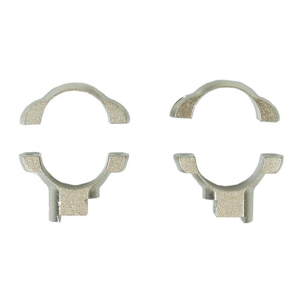Weaver Grand Slam Ruger Style .22 cal Rimfire Scope Rings 1" High Nickel - Precision Shot Firearms
