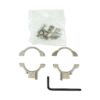 Weaver Grand Slam Ruger Style .22 cal Rimfire Scope Rings 1" High Nickel - Precision Shot Firearms