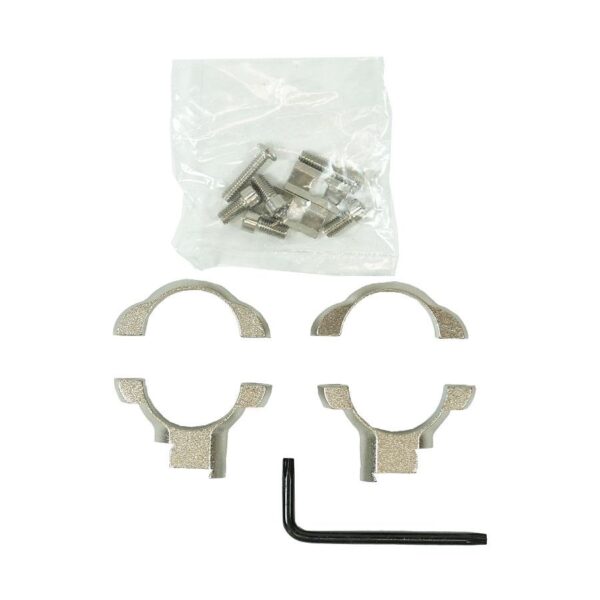 Weaver Grand Slam Ruger Style .22 cal Rimfire Scope Rings 1" High Nickel - Precision Shot Firearms