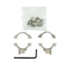 Weaver Grand Slam Ruger Style .22 cal Rimfire Scope Rings 1" High Nickel - Precision Shot Firearms
