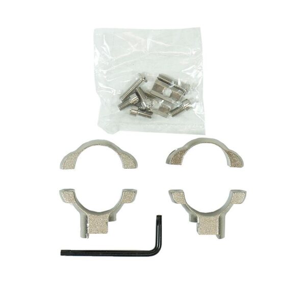 Weaver Grand Slam Ruger Style .22 cal Rimfire Scope Rings 1" High Nickel - Precision Shot Firearms