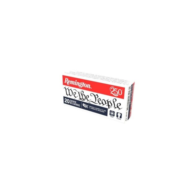 Remington We The People Rifle Ammunition 22-250 Rem 55 gr PSP 3680 fps 20/ct - Precision Shot Firearms