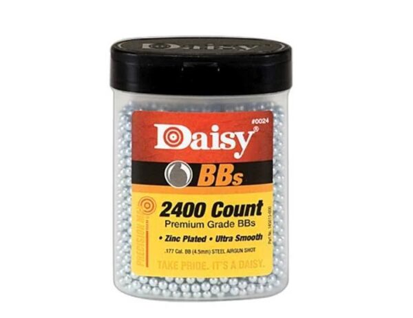 Daisy PrecisionMax .177 BB Zinc-Plated Steel 2400/ct Bottle - Precision Shot Firearms